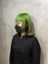 ルフレ 新宿本店2nd(Reflet)&nbsp;ライムグリーン×ブラックインナー