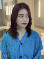 シダミノオ(sida MINOH)&nbsp;20代30代40代50代/前髪/ウルフボブ/インナーグレージュ