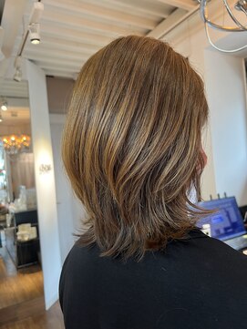 ブリング バイ スノードロップ 吉祥寺(BRING by Snowdrop) 黒髪/グレーベージュ/レイヤーロング/前髪パーマ/吉祥寺