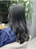 韓国風レイヤーハイライト透明感グレー【福岡/博多】