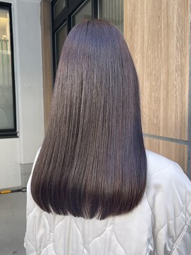 ヘアーメイクオズ(hair make O/S) |mizuho|ラベンダーグレージュラベンダーアッシュ