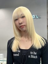 ソル ジングウマエ(SOL JINGUMAE)&nbsp;ミルクティーベージュダブルカラーグレージュカラーハイライト