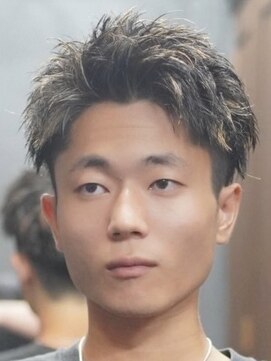 ノーエン(noen) スパイキーショートビジネスショートツーブロックフェード短髪