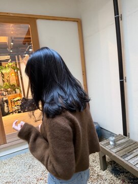キトキ(Qと木) 透けるブルーブラック◆Qと木 山崎