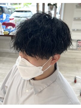 フゥカ 類家店(fuka) 大人お洒落◎波巻きスパイラルMIXパーマ