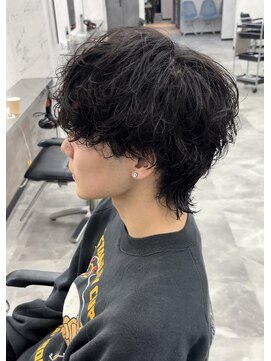 オム ブランシェ(HOMME BLANCHE’) 【Natsuki】メンズシャドウパーマ×ウルフ