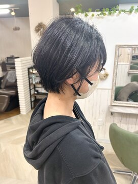 ルヴェール 北方店(LeVert) 丸みショートボブ/髪質改善oggiottoトリートメント