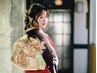 【成人式/前撮り/後撮り】ヘアセット+フルメイク+振袖着付け