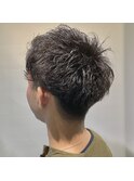 【+ONE 自由が丘】お客様スナップ<刈り上げ×パーマスタイル>