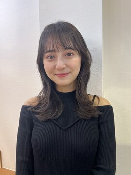 ロンドアベニール 北千住(Lond avenir) 暗めカラー/レイヤーカット/マロンベージュくすみベージュ北千住