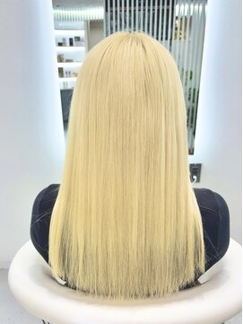 シェア 天王寺(share) ブロンドカラー/抜きっぱなしブリーチ