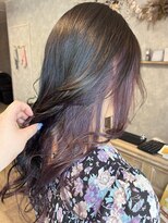 アルファ 我孫子店(alpha)&nbsp;レイヤー/インナーカラー/簡単アレンジ/パープル/我孫子駅