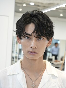 フィフスパーク(fifth PARK) センターパートフェザーパーマニュアンスパーマシャドウパーマ