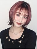 【顔周りウルフ】ウルフカット ハイトーン