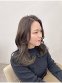 韓国顔まわりレイヤーカット髪質改善透明感カラー20代30代40代