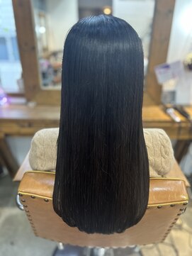 ニューラインギンザ(New-Line 銀座) 艶髪ロング　ミネコラ縮毛矯正