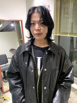 ノル 栄矢場町(nol) 透け感ブラック×レイヤーデザインカット