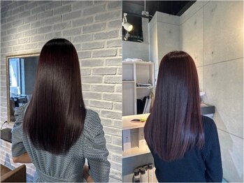 オズ デザイン マーケット(Oz Design Market)の写真/髪質改善メテオカラーで自然な艶髪へ！ダメージ抑え、ミディアム・ロングヘアを美しく導きます♪