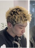 MEN’S/リバースセンターパート/ニュアンスパーマ/藤沢美容院