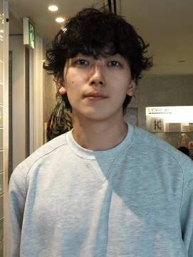 ラパンセヴェールメンズ 栄(LA PENSEE VERT MEN'S) マレットパーマ