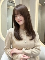 ロンド リリー 銀座(Lond Lily) ◎レイヤーカット/ミルクティーベージュ/ブリーチなし/銀座