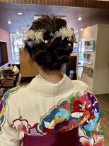 アビリティ ヘアー(ability hair) 卒業式 編み込みアップスタイル
