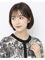 セン バイ エント(sen by emt) ミニボブ×白髪も染まるダークブラウンで艶ボブ!