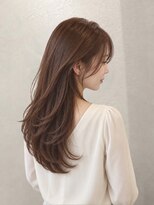 アトラ ハッピーヘアライフ 昭和町店(attra happyhairlife)&nbsp;ロングレイヤーカット×ブラウン/前髪カット