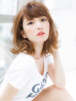 アジールヘア 所沢プロペ通り店(agir hair)&nbsp;大人sweetミディ【所沢】