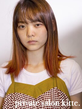 プライベートサロン キッテ(private salon kitte.) ピンクグラデーションカラー