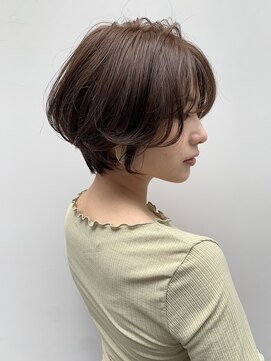 シー バイ ロンド 新宿(Sea by Lond) 【佐藤健太郎】大人かわいい小顔丸みハンサムショートボブ