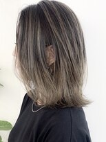 エリマ 調布(elima)&nbsp;ミルクティーベージュダブルカラーインナーカラー韓国20代前髪