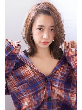 クラン(clan) ラフショート#クールショートピンクベージュボブルフ