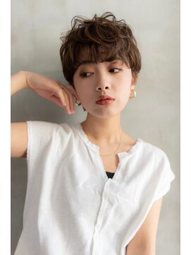 オースティン 流山おおたかの森(AUSTIN) 大人かわいい前髪セシルカットココアブラウンフリンジウェーブ