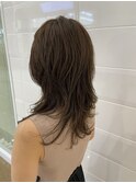 ミディアムアッシュグレーカラー