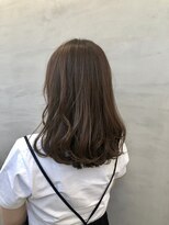 ジーナ 船橋(Zina)&nbsp;オトナ女子ツヤ髪アッシュカラーふんわりミディシースルーバング