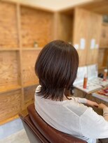 アドラーブル 長岡新保店(adorable)&nbsp;30代40代50代☆大人可愛いミディアムウルフ♪