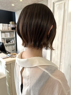 キャアリー(Caary) 福山美容室caary似合わせカット 切りっぱなしボブ