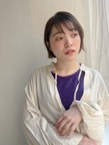 ムク 甲府(muku.)&nbsp;前髪/マチルダボブ/ピンクベージュインナー/グレージュ[甲府駅]