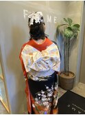 ▽振り袖着付け
