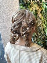 リサプラン(RISA plan)&nbsp;ヘアセット/結婚式ヘア/ツインアレンジ/西新/百道浜