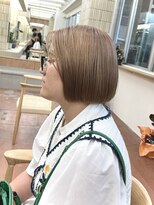 パークレーン アイス イヴェン(park lane ICI yeven)&nbsp;ミニボブ　ショートボブ　ボブ　ミルクティーベージュ　YUKI