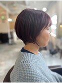 大人可愛い◎イメチェン似合わせカット◎ダークアッシュ