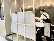 ナチュラル 古川店(Natural)の雰囲気（人目を気にせず、リラックスできるシャンプーブース◎）