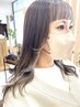 【さりげないオシャレに♪】カット+カラー+ピアスカラー（ブリーチ込）　
