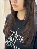 30代40代顔周りレイヤー髪質改善酸性ストレート縮毛矯正