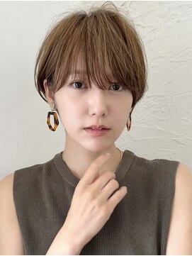 アンド ストーリーズ(&STORIES) ショートボブ髪型30代40代50代前髪あり前髪なし面長丸顔【荒牧】