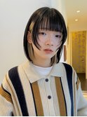 お顔周りのレイヤーボブとインナーカラー 10代/20代
