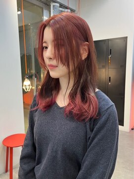 シティ(sity.) 天神 ブリーチなしカラー ブラウンカラー パーマ