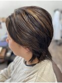 ウルフ　ハイライト　サイドパート